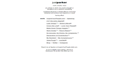 Desktop Screenshot of justparker.com